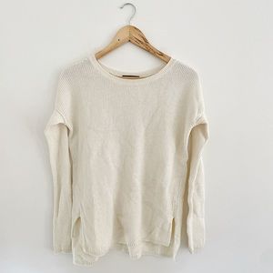 Vince • Cashmere cotton sweater blend cream size XS